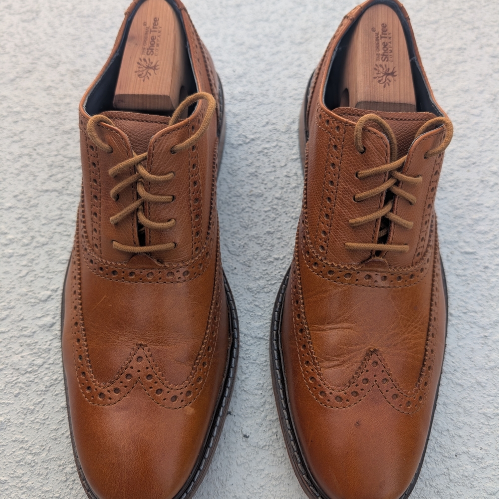 Brown Leather Men's Dress Shoes